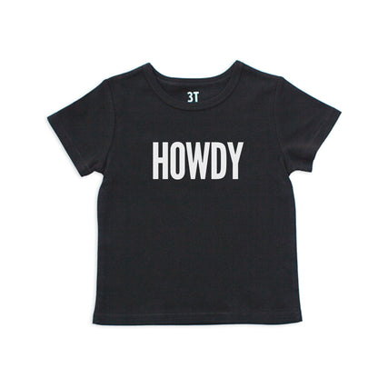 Howdy Bold Kids Tee