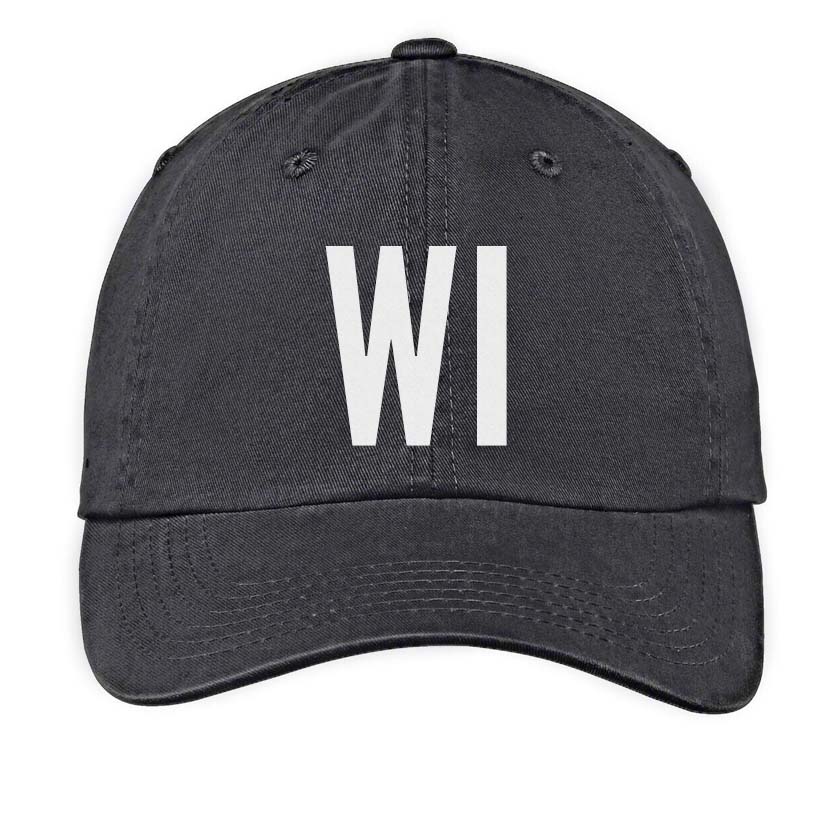 WI State Baseball Cap