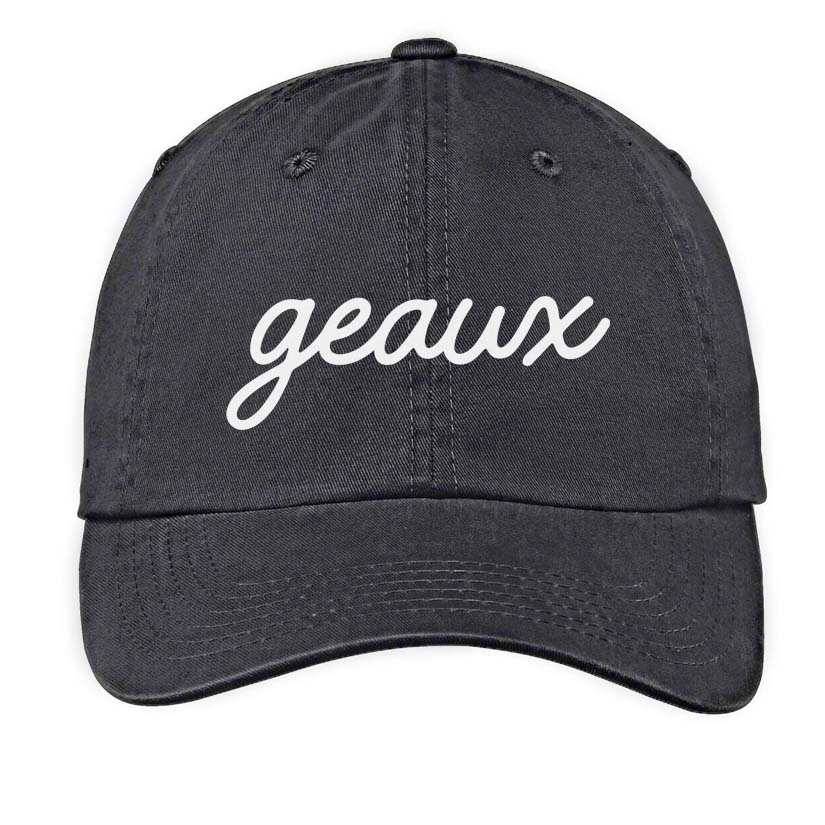 Geaux Cursive Baseball Cap