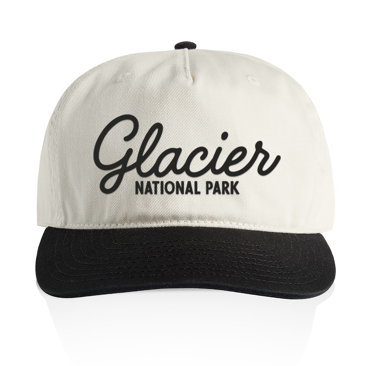 Glacier National Park Cursive 2 Tone Cap