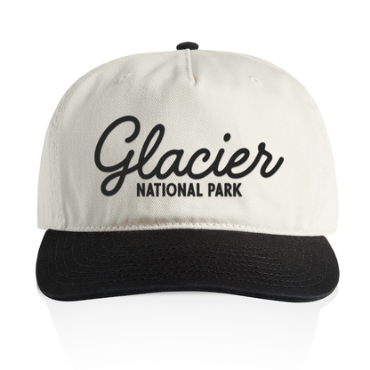Glacier National Park Cursive 2 Tone Cap