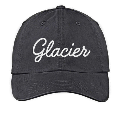Glacier Cursive Baseball Cap