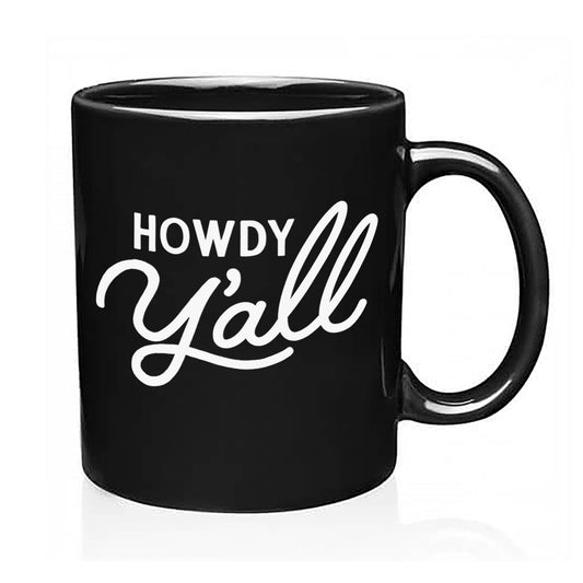 Howdy Y'all Cursive Coffee Mug