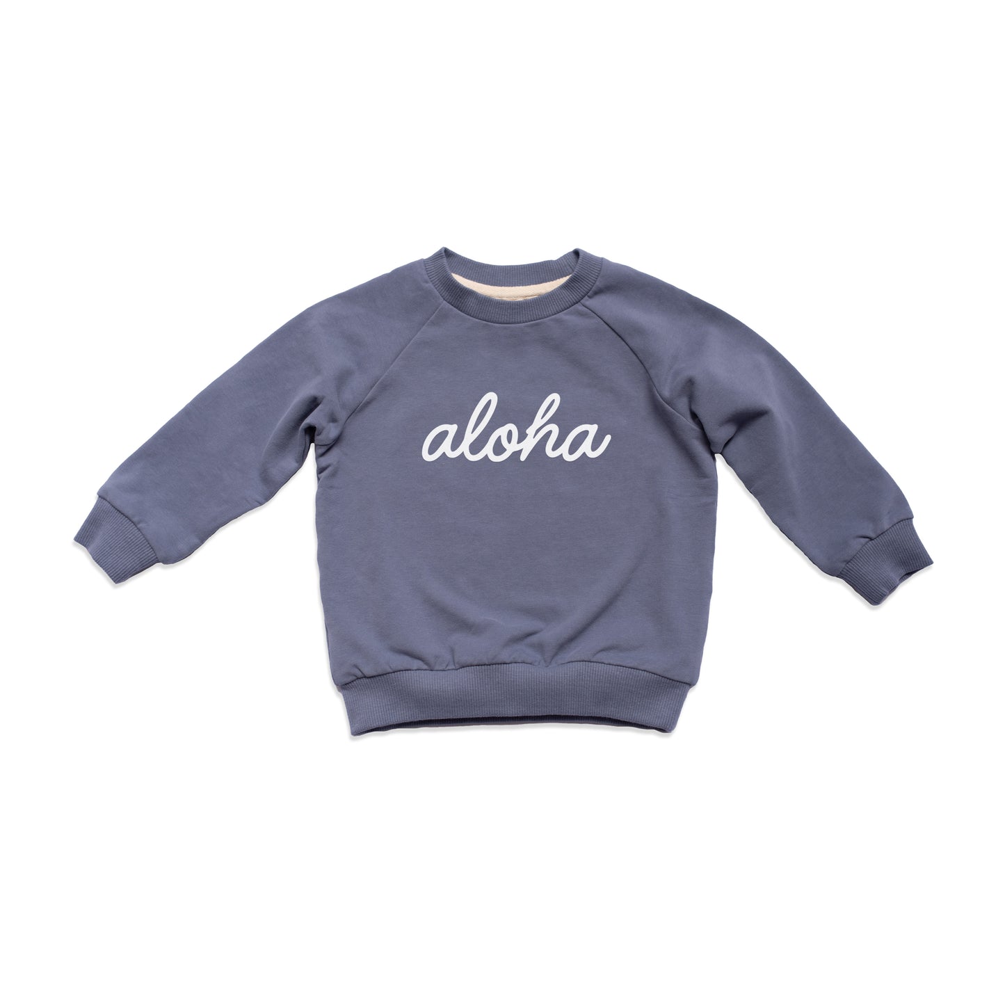 Aloha Cursive Kids Sweatshirt