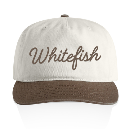 Whitefish Cursive 2 Tone Cap