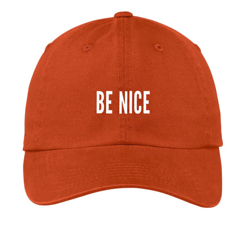 Be Nice Baseball Cap