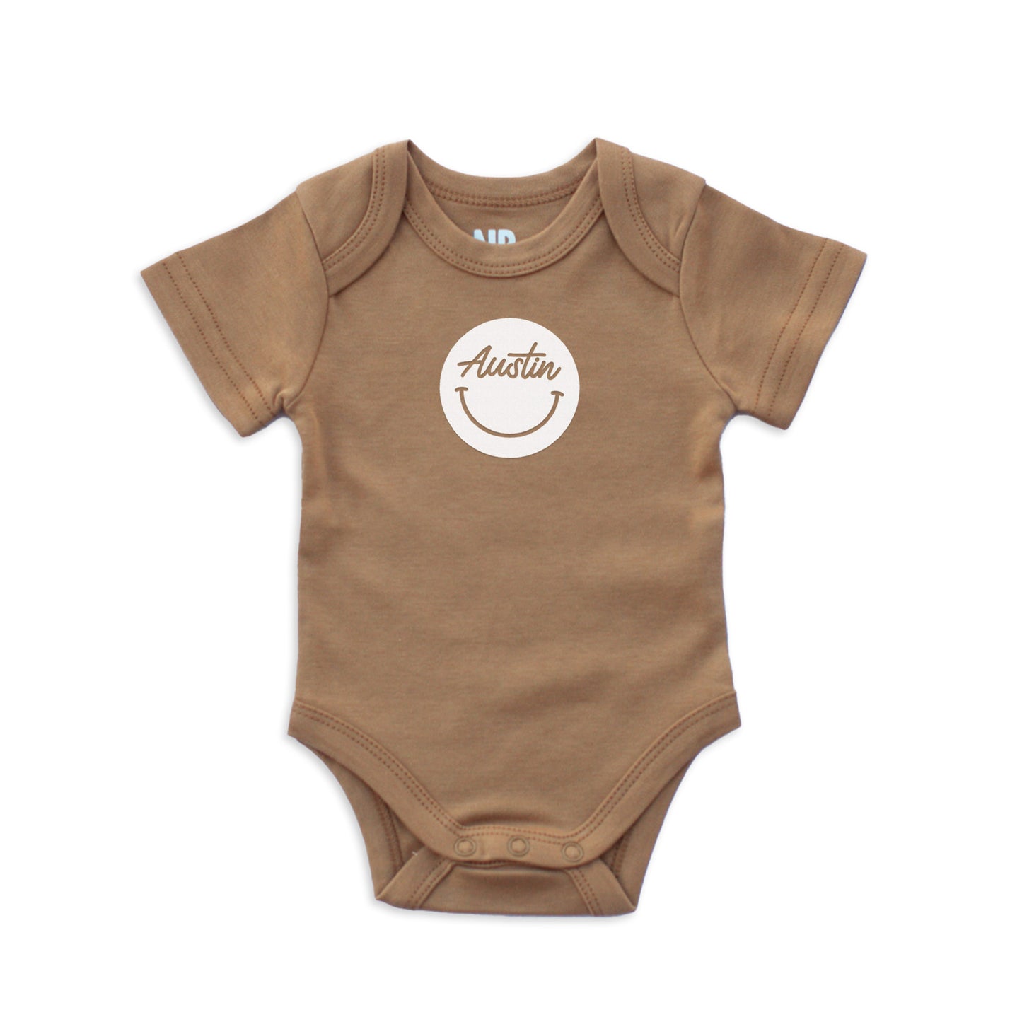 Austin Cursive Smile Onesie