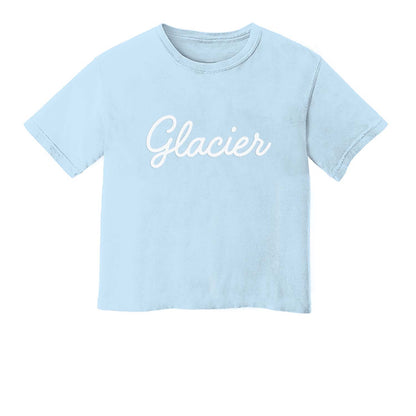 Glacier Cursive Washed Tee