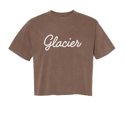 Glacier Cursive Washed Tee