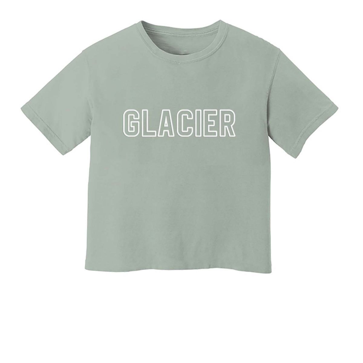 Glacier Outline Washed Tee