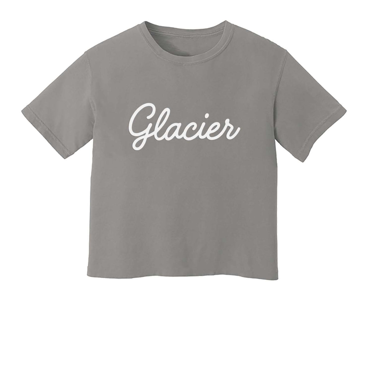 Glacier Cursive Washed Tee