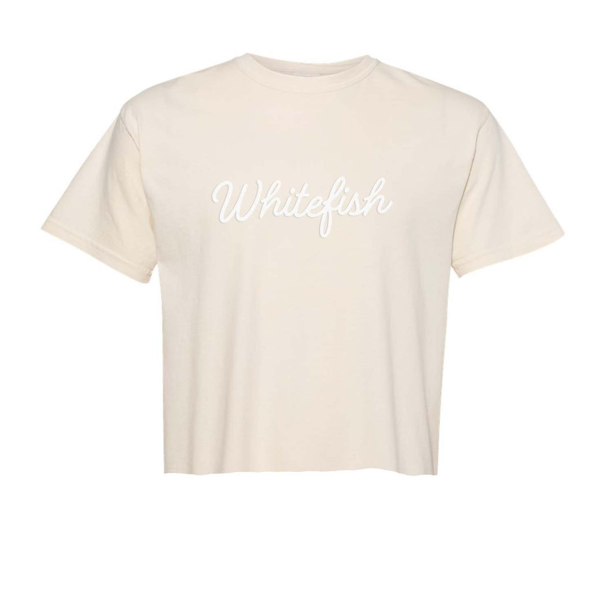 Whitefish Cursive Washed Tee