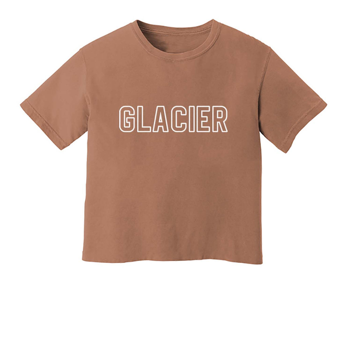 Glacier Outline Washed Tee