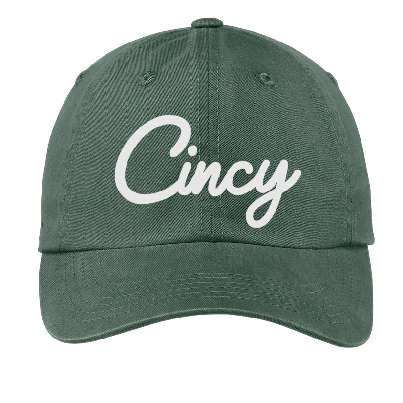 Cincy (Cincinnati) Adjustable Baseball Cap | Frankie Jean