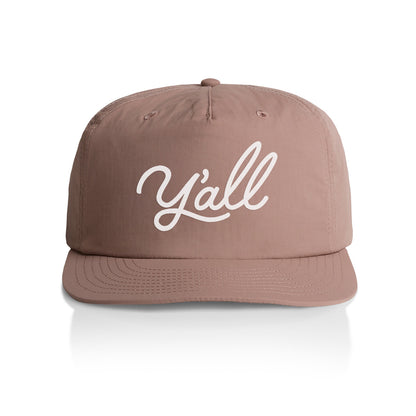 Y'all Cursive Nylon Snapback