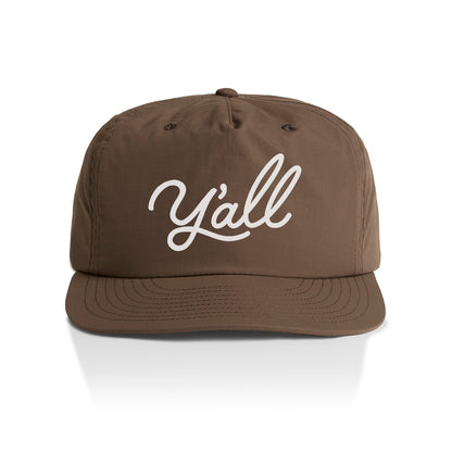 Y'all Cursive Nylon Snapback