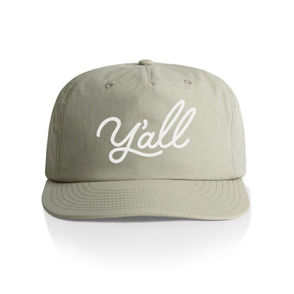 Y'all Cursive Nylon Snapback