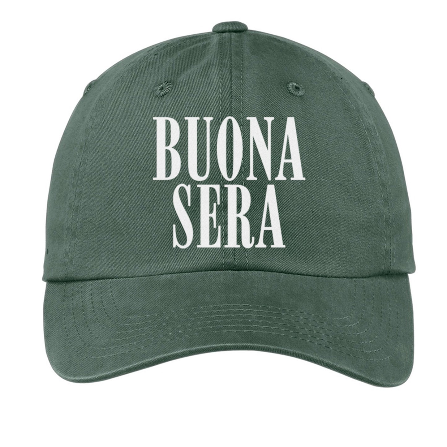 Buona Sera Stacked Western Baseball Cap