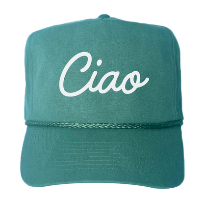 Ciao Cursive Canvas Trucker