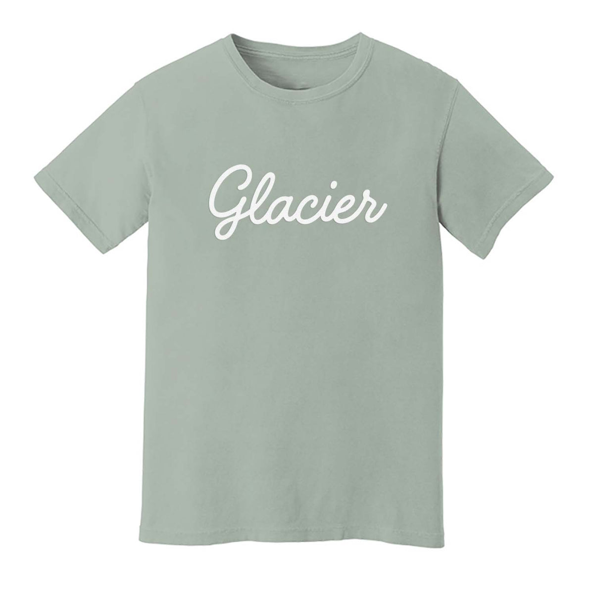 Glacier Cursive Washed Tee