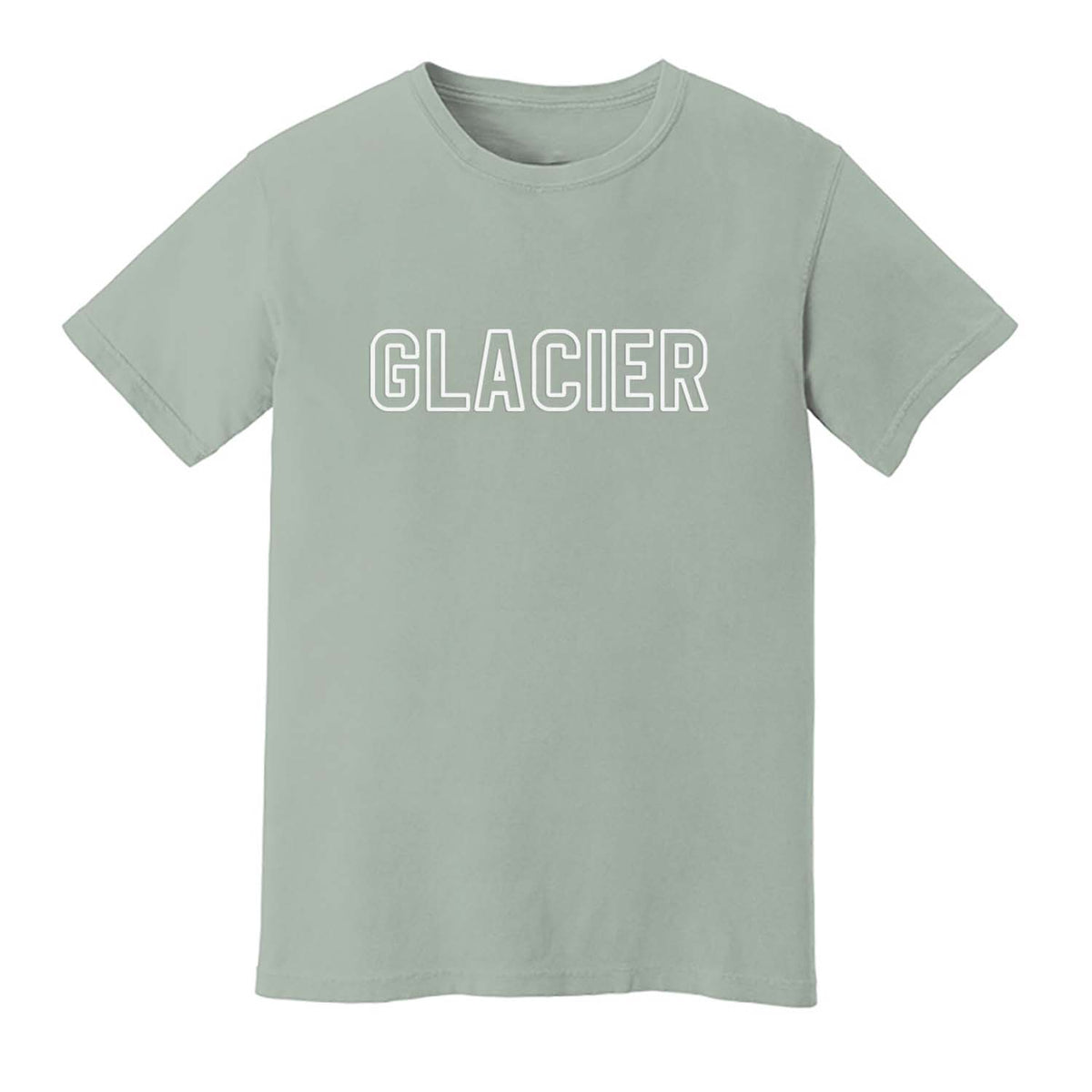 Glacier Outline Washed Tee