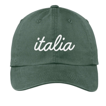 Italia Cursive Baseball Cap