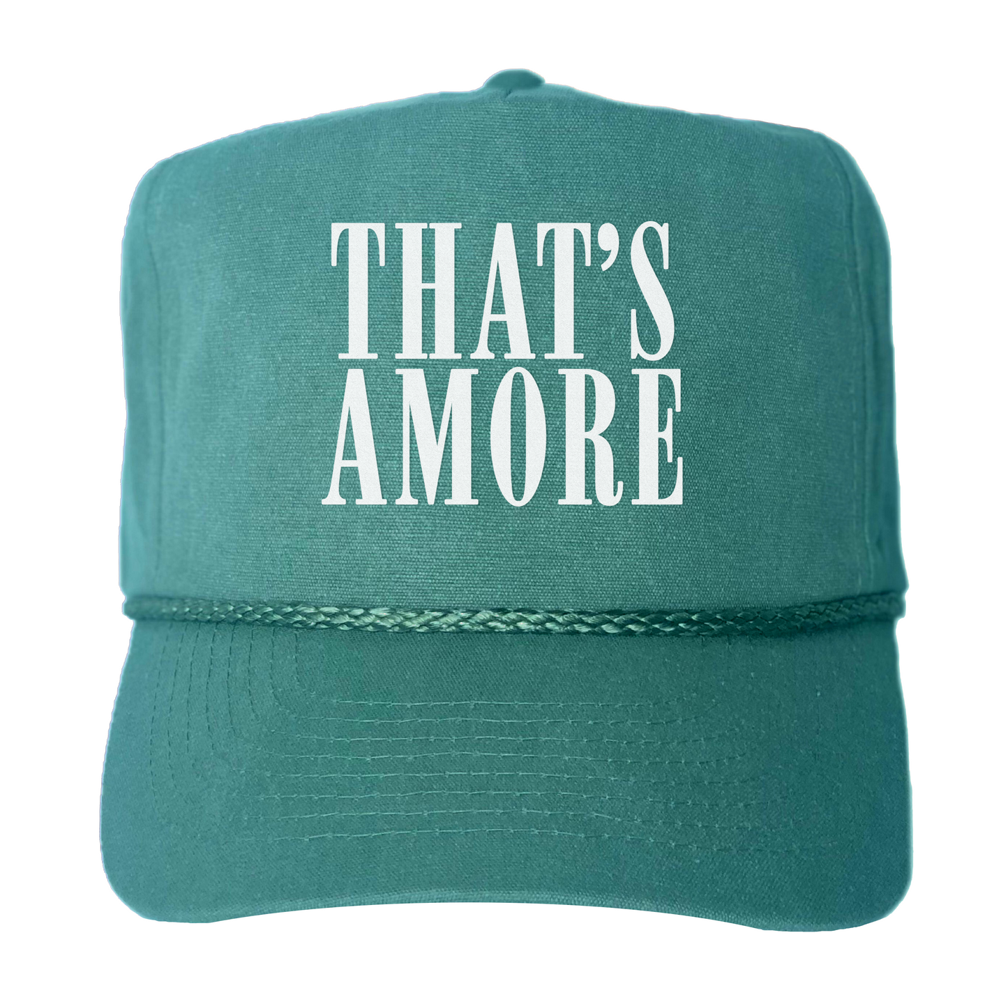 That's Amore Western Canvas Trucker