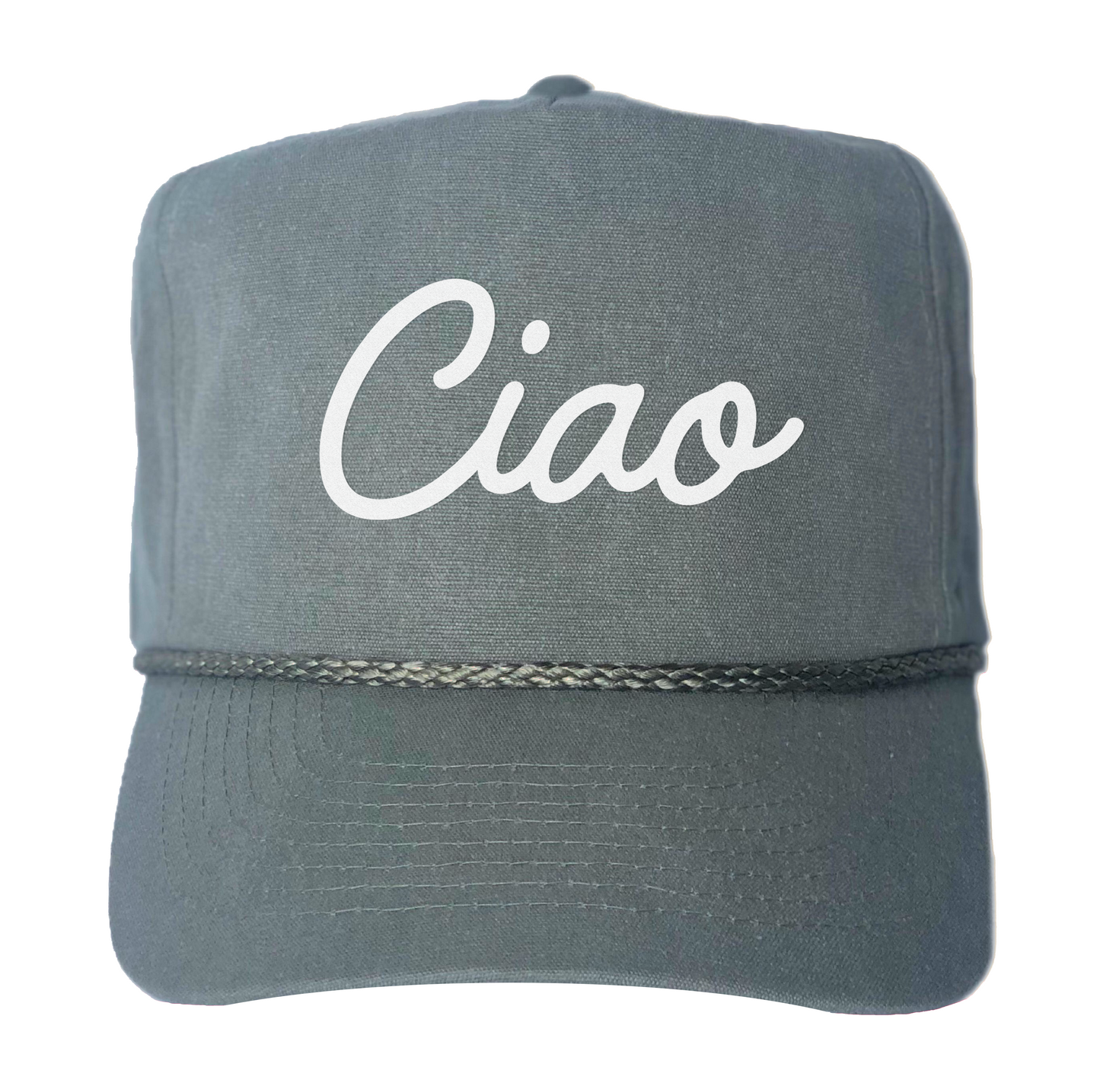 Ciao Cursive Canvas Trucker