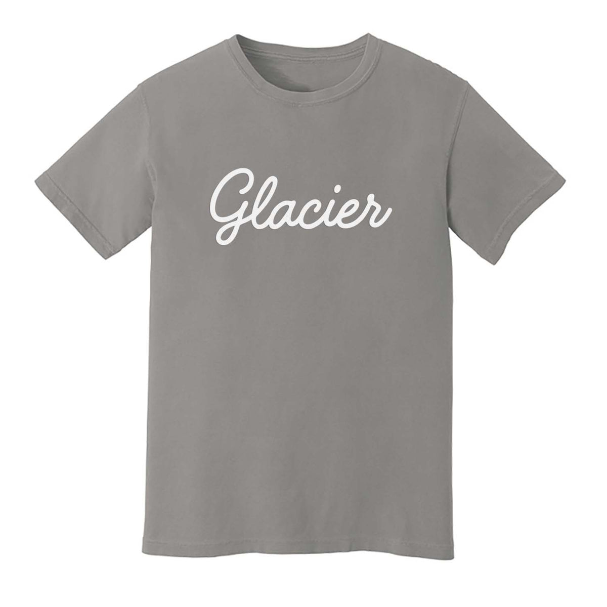 Glacier Cursive Washed Tee