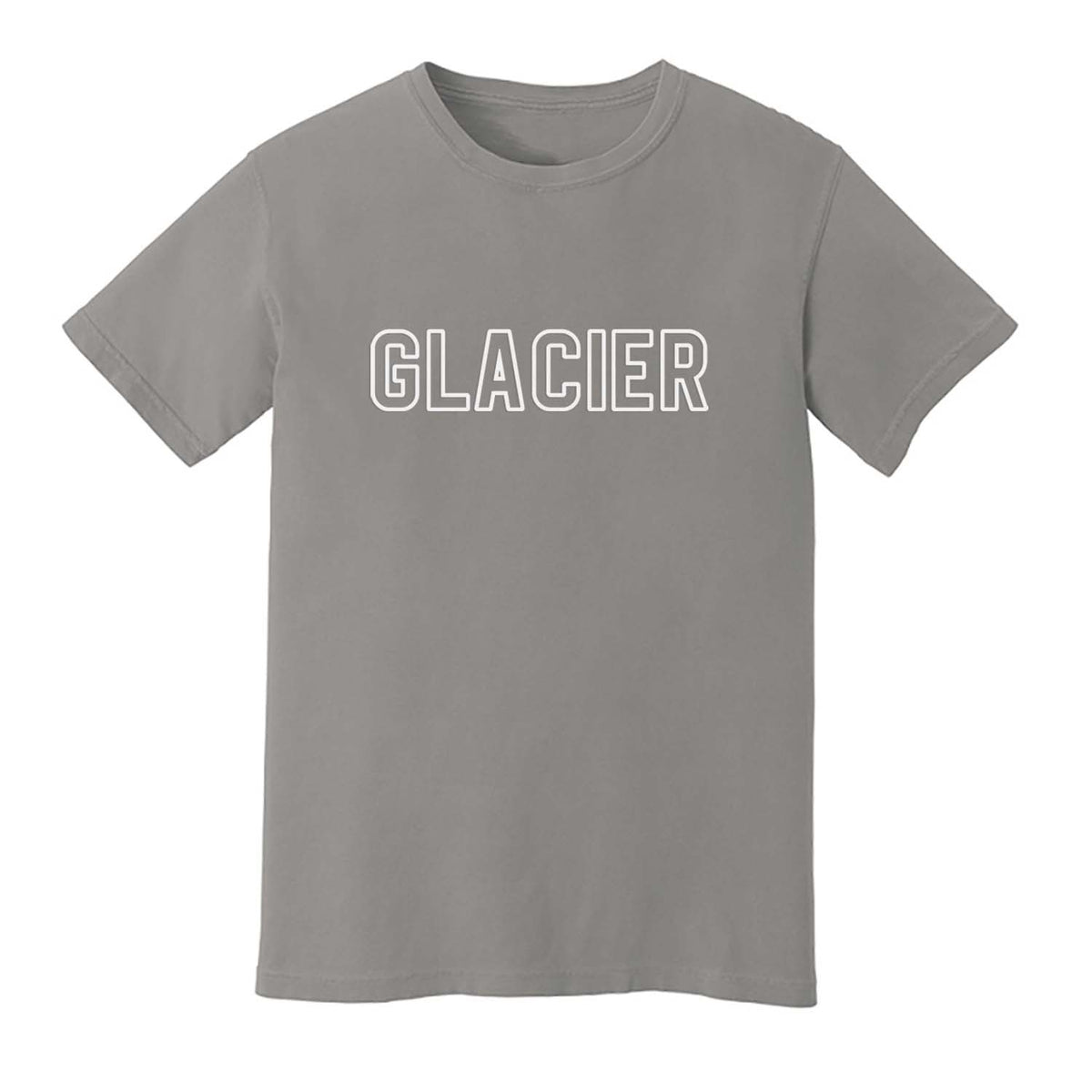 Glacier Outline Washed Tee