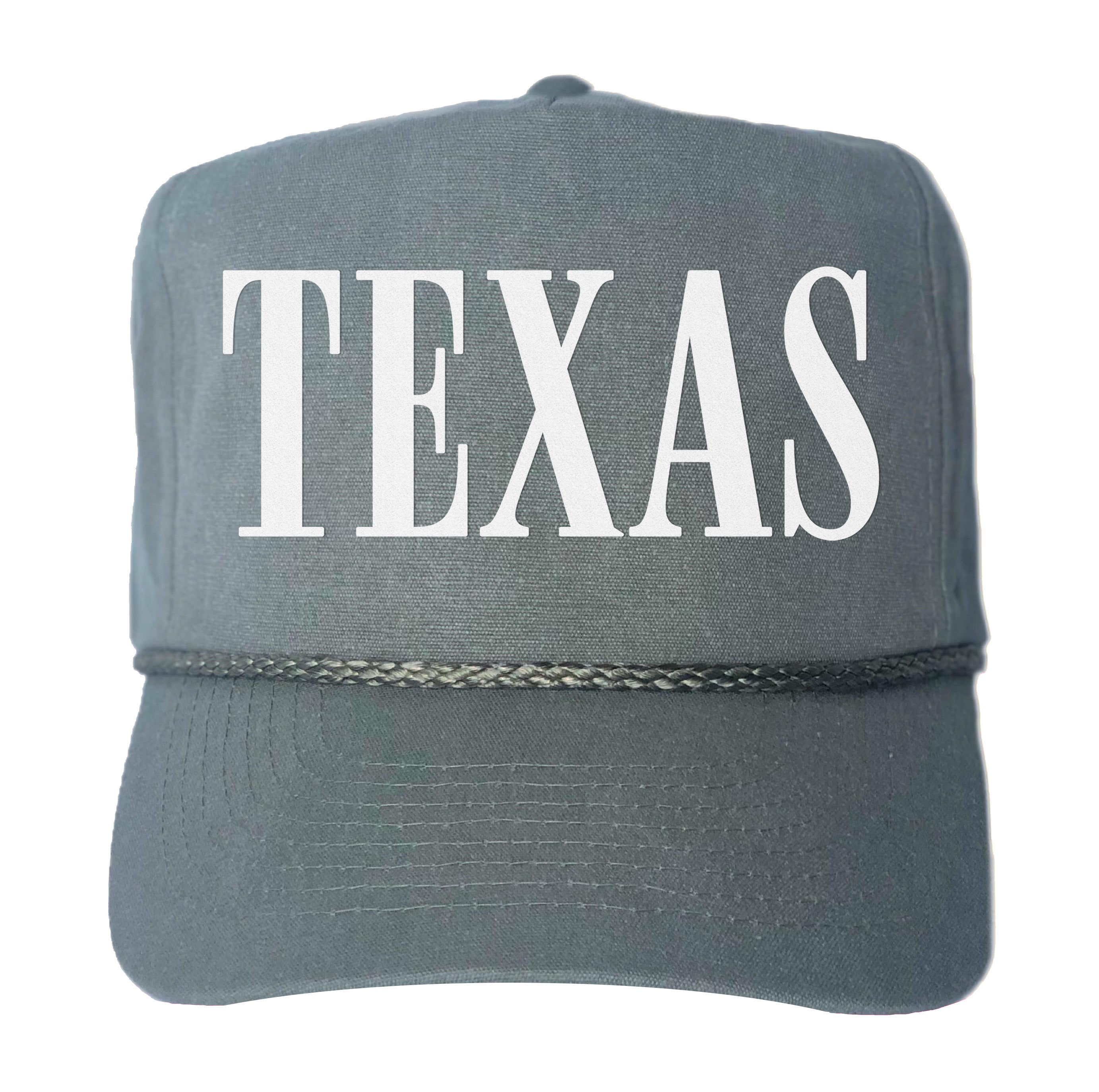 TEXAS Western Canvas Trucker Hat – Frankie Jean