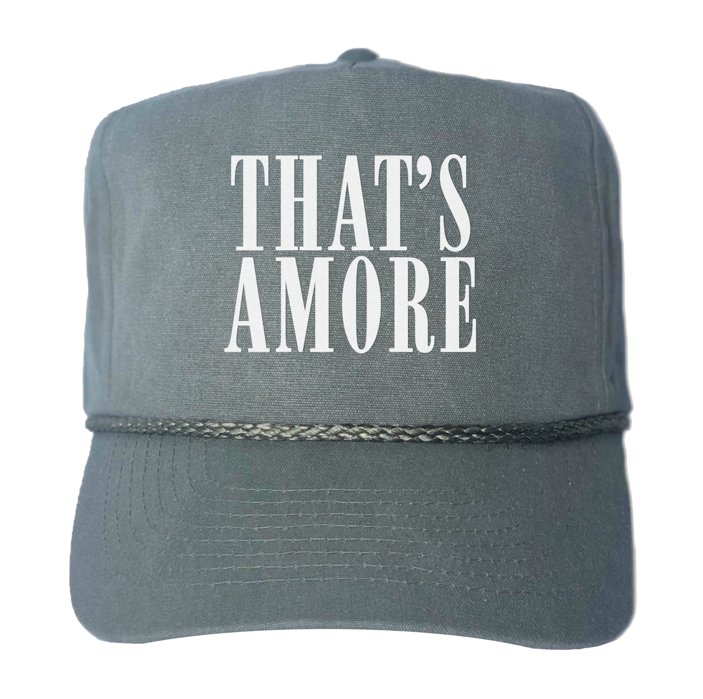 That's Amore Western Canvas Trucker
