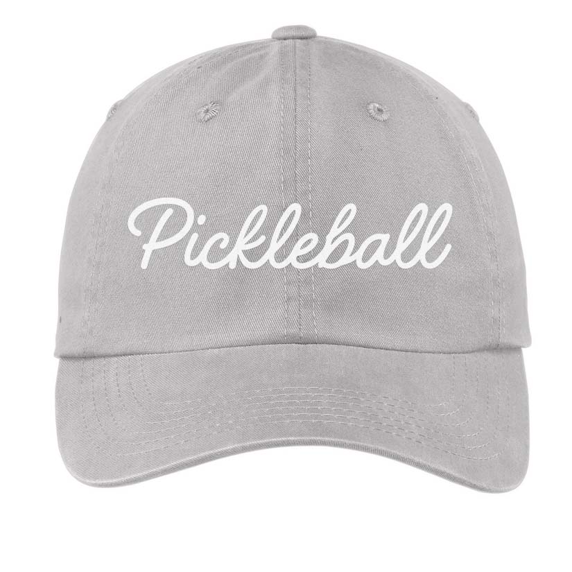 Pickleball cursive Baseball Cap
