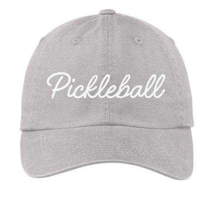 Pickleball cursive Baseball Cap