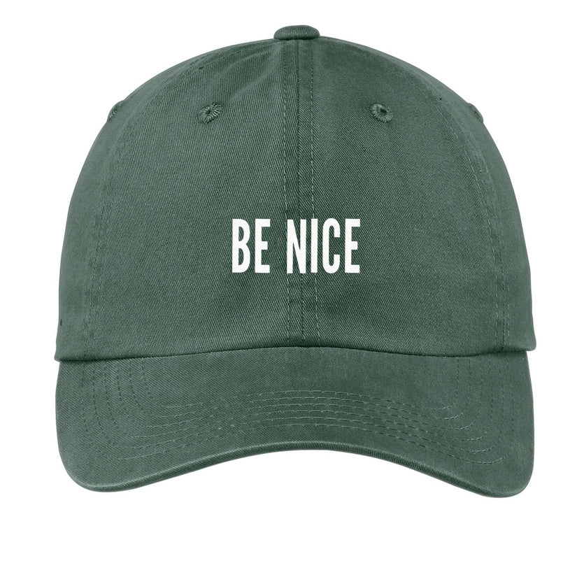 Be Nice Baseball Cap