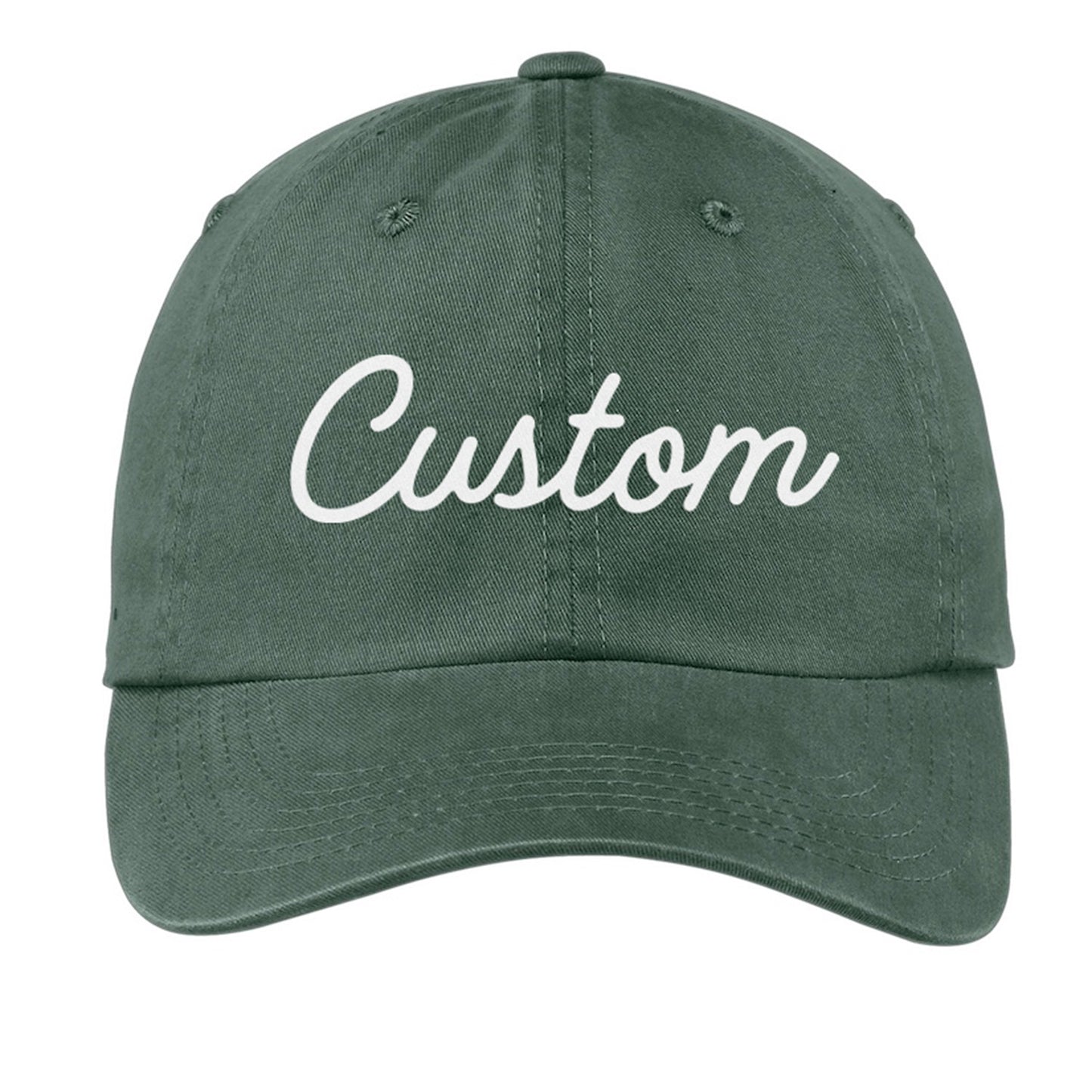 Custom Baseball Cap - Cursive