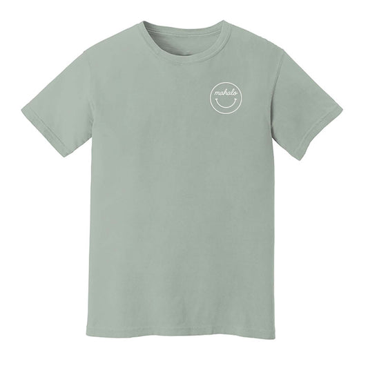 Mahalo Smiley Face Washed Tee