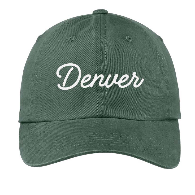 Denver Cursive Baseball Cap