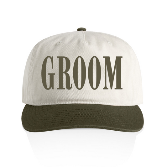 Groom Western 2 Tone Cap