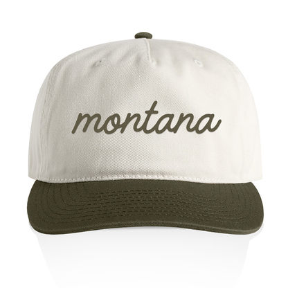 Montana Cursive 2 Tone Cap