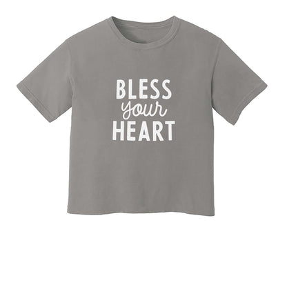 Bless Your Heart Washed Tee - Large Design