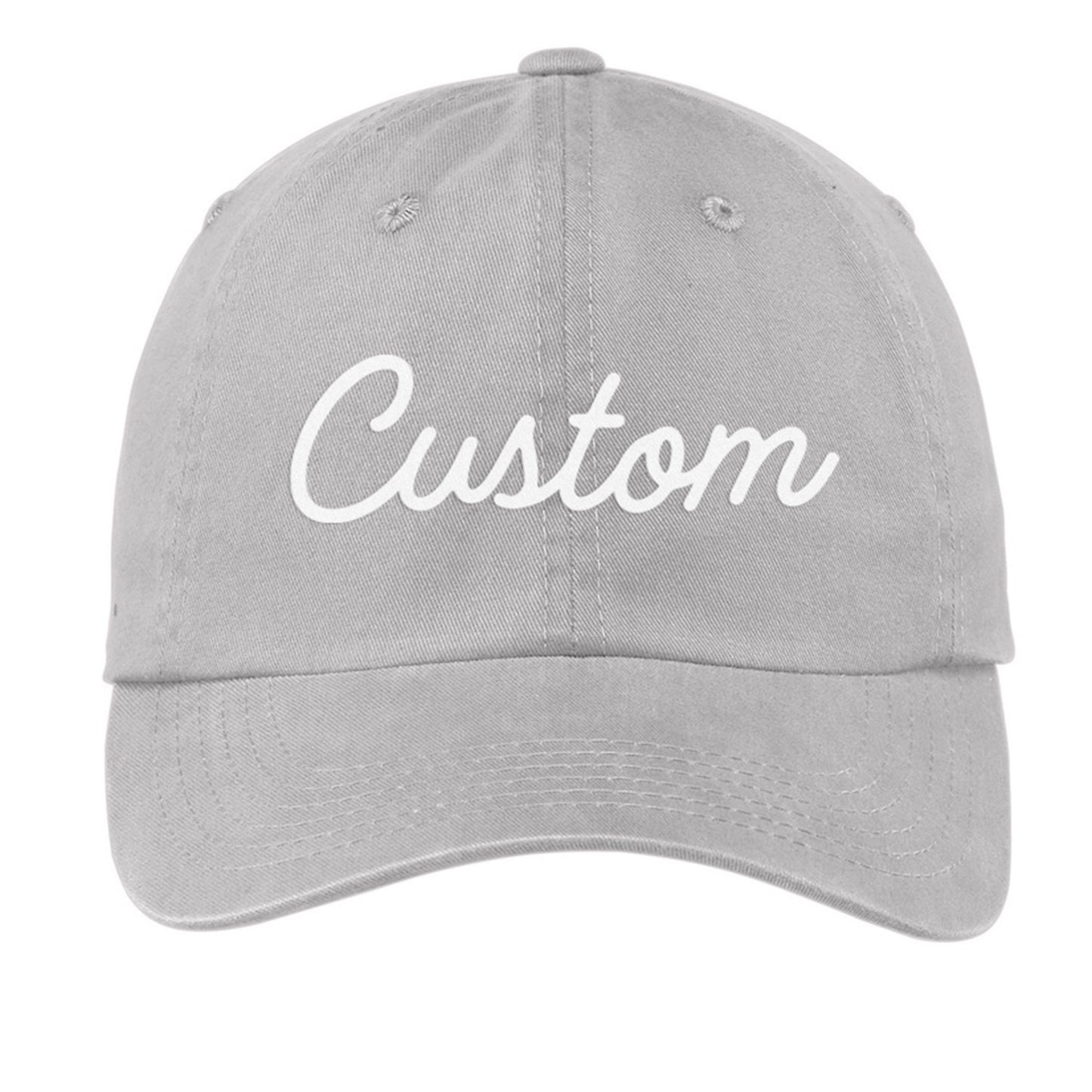 Custom Baseball Cap - Cursive