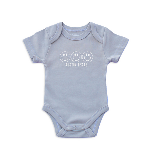 Smile Austin Texas Onesie - 0-6M