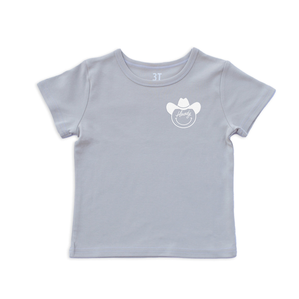 Howdy Cursive Cowboy Kids Tee