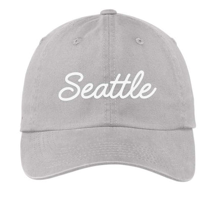 Seattle Cursive Baseball Cap