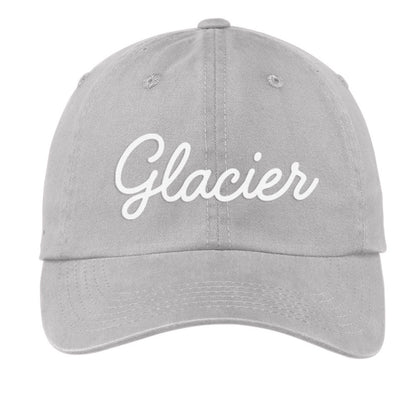 Glacier Cursive Baseball Cap