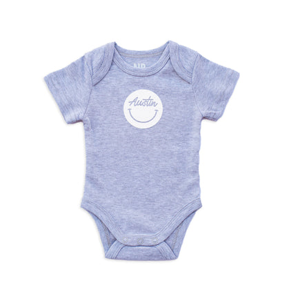 Austin Cursive Smile Onesie