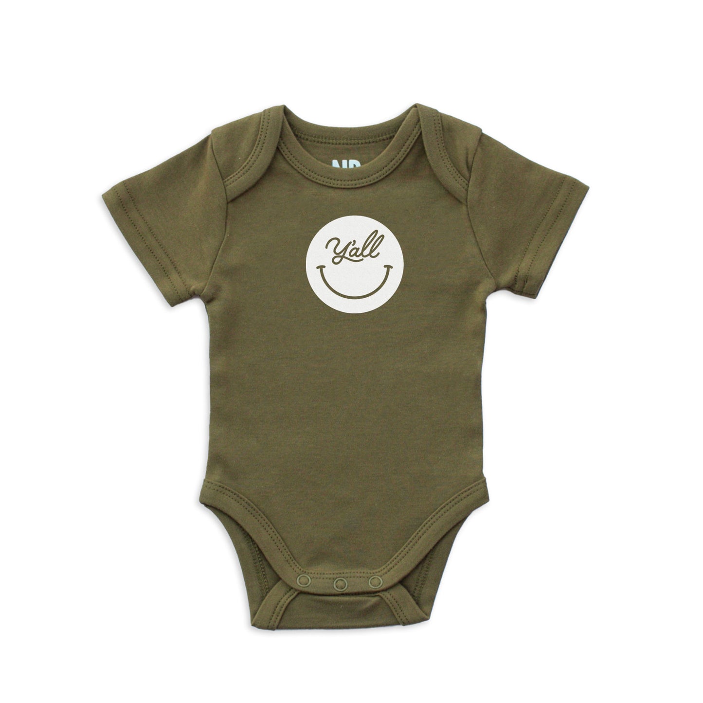Y'all Cursive Smile Onesie