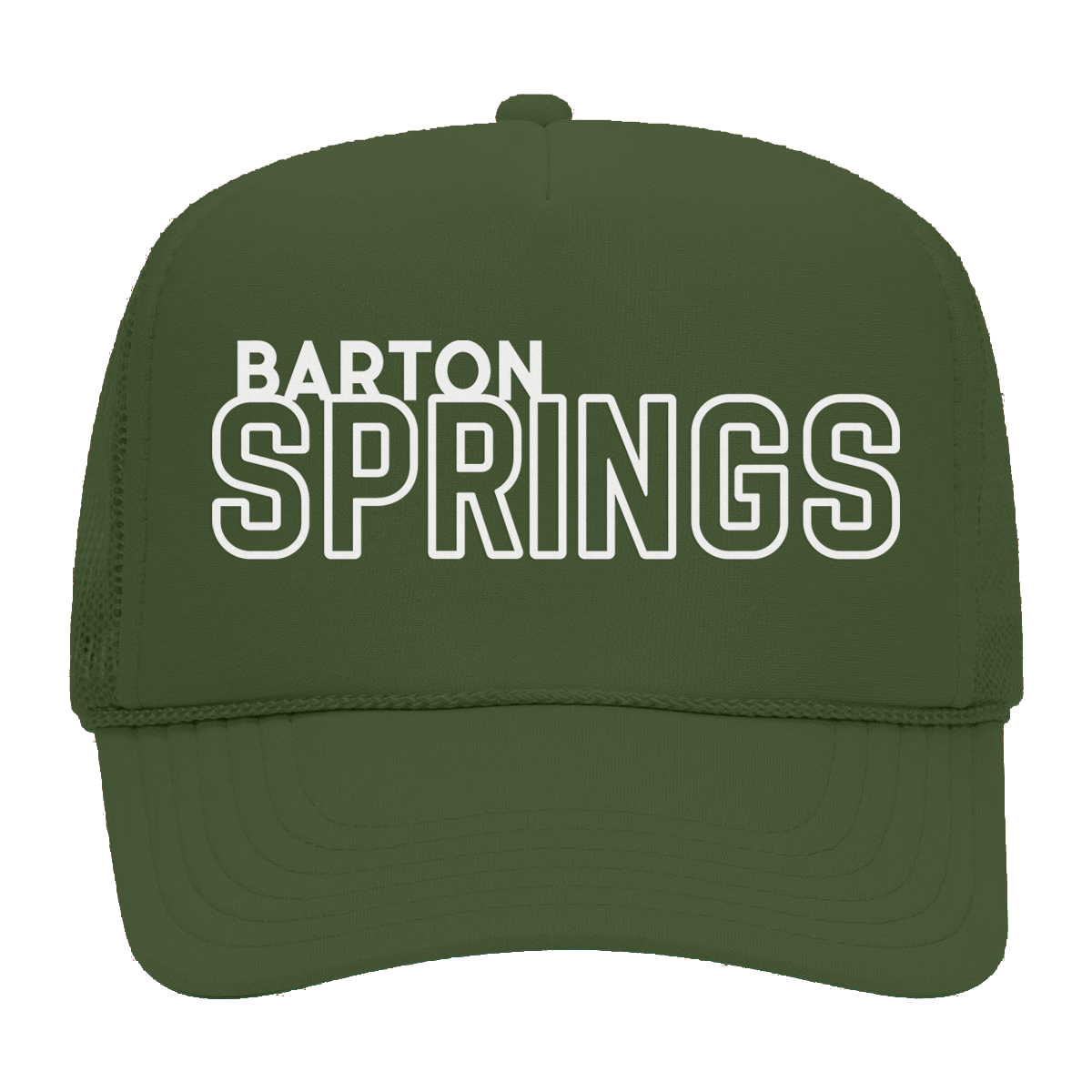 Barton Springs Outline Foam Snapback