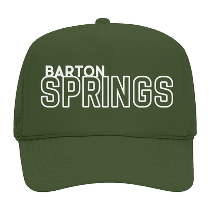 Barton Springs Outline Foam Snapback